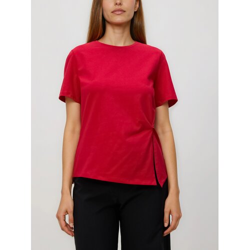 Reserved T‑shirt s ukrasnim detaljem - crvena Cene
