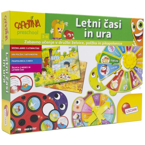 Lisciani Letni časi in ura Cene