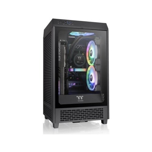 Thermaltake Kućište The Tower 200/Black/Win/CT140 Fan*2/CA-1X9-00S1WN-00 Slike