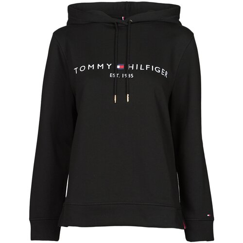 Tommy Hilfiger Puloverji HERITAGE HILFIGER HOODIE LS Črna Slike