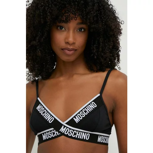 Moschino Underwear Grudnjak boja: crna, s uzorkom, 241V6A14024406