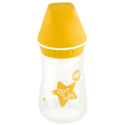 Elfi flašica plastična sa silikonskom cuclom sweet baby/ 125 ml RK103-žuta Cene