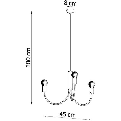 Nice Lamps crna viseća svjetiljka &amp;oslash; 45 cm karim &amp;ndash; Slike