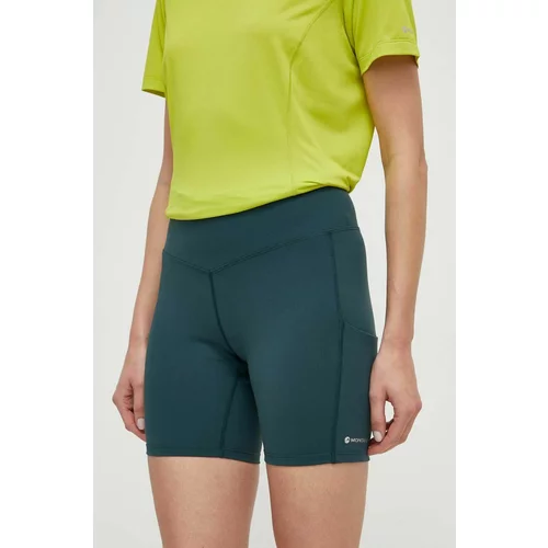 Montane Sportske kratke hlače Ineo Lite za žene, boja: zelena, bez uzorka, visoki struk, FINLS17