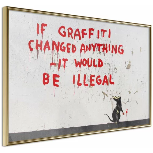  Poster - Banksy: If Graffiti Changed Anything 30x20