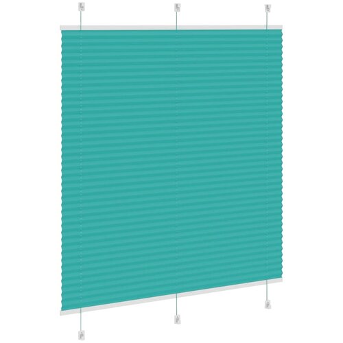  Plisirana zavjesa Petrolej zelena 120x100 cm &amp;Scaron;irina tkanine 119,4 cm Poliester Slike