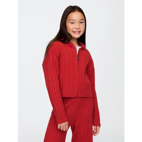 GAP Children's zip sweater CashSoft - Girls