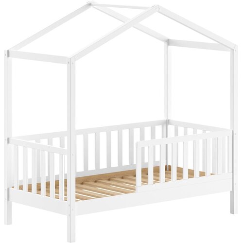 Vipack Bela otroška postelja iz masivnega bora 70x140 cm DALLAS – Cene