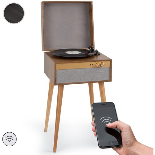 Auna Kućište Berklee TT, gramofon, remenski pogon, 33 1/3, 45 i 78 okretaja u minuti, stereo zvučnici Cijene