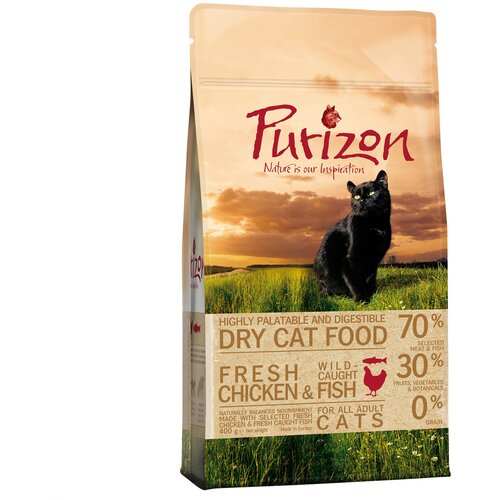 Purizon Adult pi&amp;scaron;čanec &amp;amp; riba - brez žit - 400 g Slike