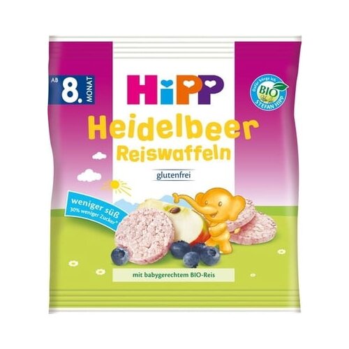 Hipp Bio riževi vaflji - Borovnica Cene