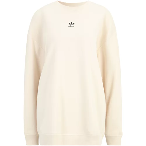Adidas Sweater majica 'Essentials' crna / vuneno bijela