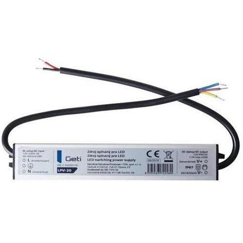  prekidački napajni izvor za led trake 20W/12V IP67 Cene