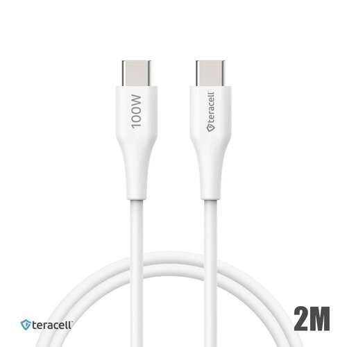 Teracell Data kabl Plus 100W PD Type C na Type C beli 2m Cene