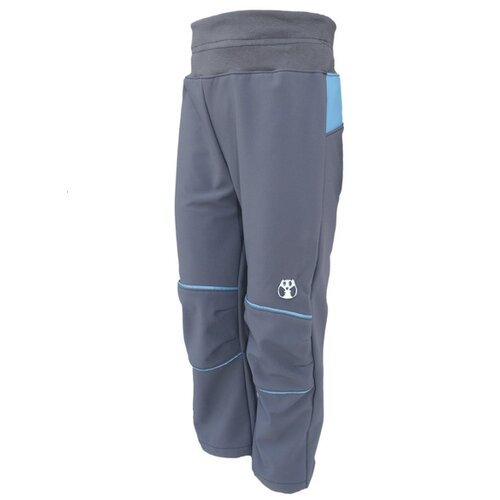 Kukadloo softshell pants - tm. gray - blue Slike
