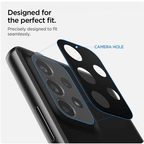 Spigen OPTIK.TR ZA&amp;Scaron;TITNIK ZA KAMERU 2-KOM ZA SAMSUNG GALAXY A33 5G / A53 5G / A73 5G CRNI Slike