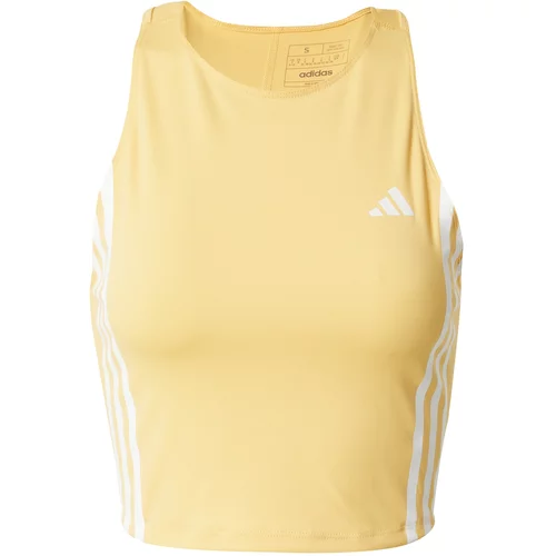 Adidas Sportski top 'Own The Run' žuta / bijela