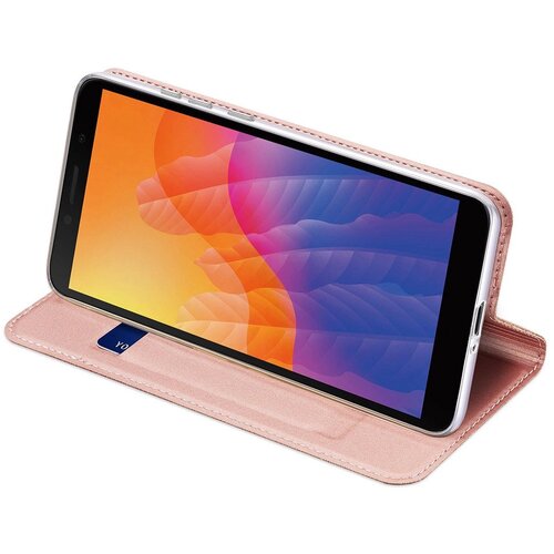 Etui ovitek Skin Pro Bookcase za Huawei Y5p roza Slike