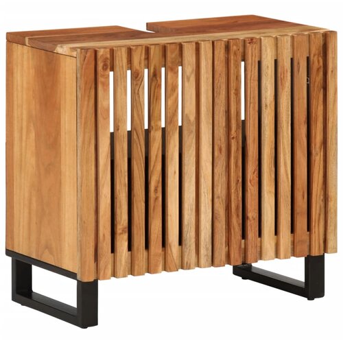  Kupaonski ormarić za umivaonik 62x34x58 cm masivno drvo bagrema Cijene
