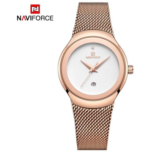 Naviforce ženski analogni ručni sat  Kvarcni mehanizam rose gold NF5004 Cene