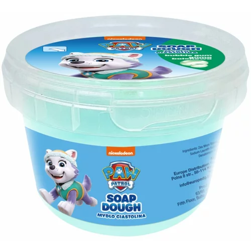 Nickelodeon Paw Patrol Soap Dough milo za kopel za otroke Bubble Gum - Everest 100 g