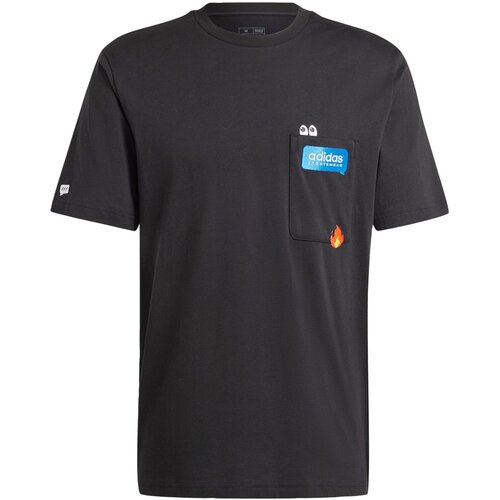 Adidas Tehnička sportska majica plava / narančasta / crna / bijela Slike