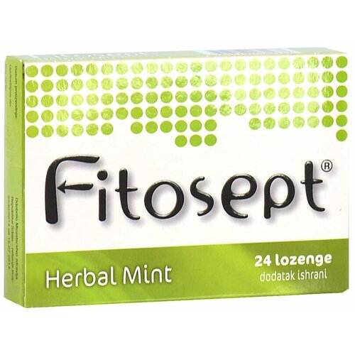 Fitosept herbal mint 24 pastile Slike