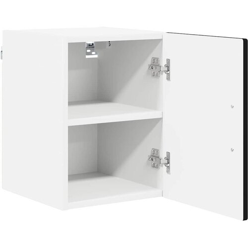  Ormar za Zid Lucca 2 pcs Crna 30 x 31 x 40 cm Konstruirano drvo Slike