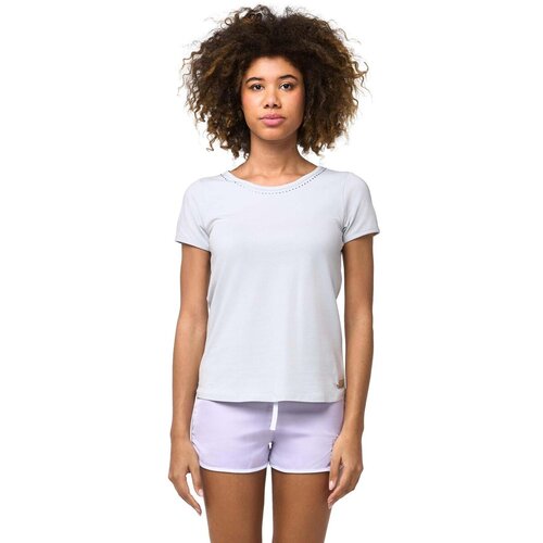 Leone 1947 Majice s kratkimi rokavi Woman T-Shirt Short Sleeves Be Glam Siva Cene