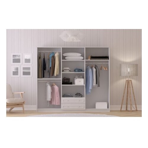 Hanah home Ormar Rb-186-05, 210x210x52 cm, Bijeli Slike