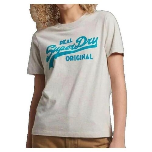 Superdry Majice & Polo majice T-shirt Vl Scripted Coll Siva Cene