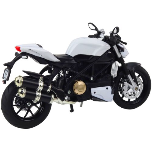  Metalni motor za igru sa zvučnim i svjetlosnim efektima 1:12 - bijelo/crnii Slike