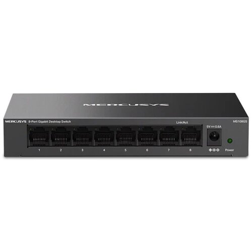 Mercusys MS108GS V1.0 8-Port gigabit desktop switch metal housing Cene
