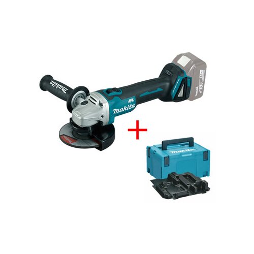 Makita akumulatorska ugaona brusilica DGA504Z + MakPac 3 sa uloškom Cene
