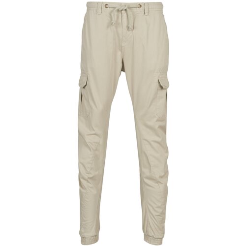 Urban Classics Hlače cargo CARGO JOGGING PANTS Bež Slike