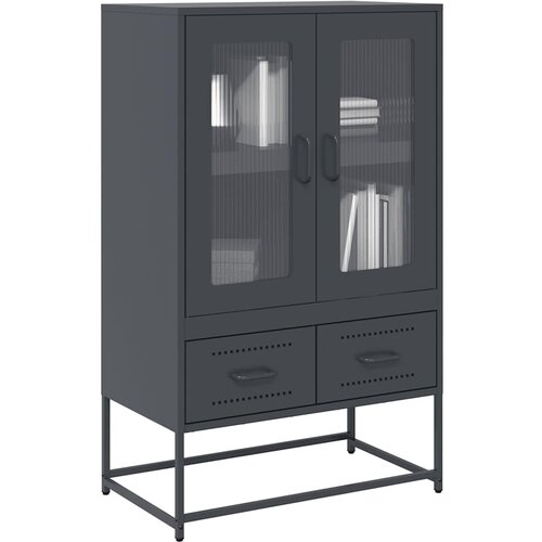 Furnova Visoka omara antracit 68x39x111,5 cm jeklo, (21954855) Cene
