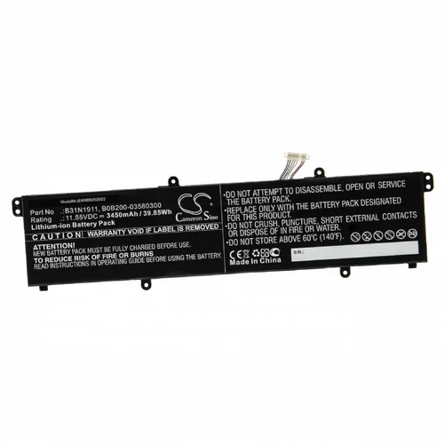 VHBW Baterija za Asus VivoBook Flip 14 / TM420, B31N1911, 3450 mAh
