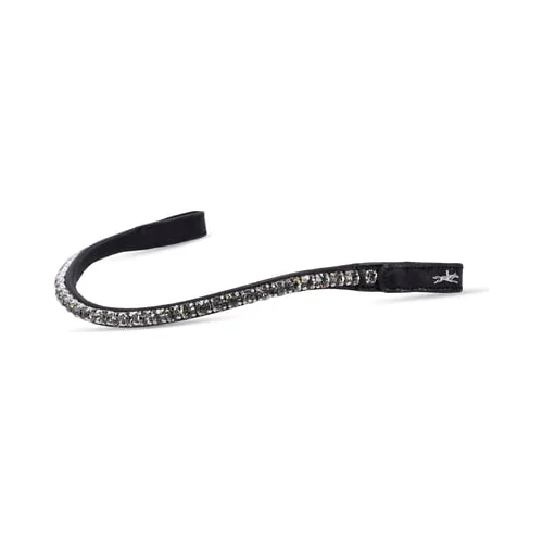 Schockemöhle Sports Čelni trak 'Browband Siena' - black/silk - Cob