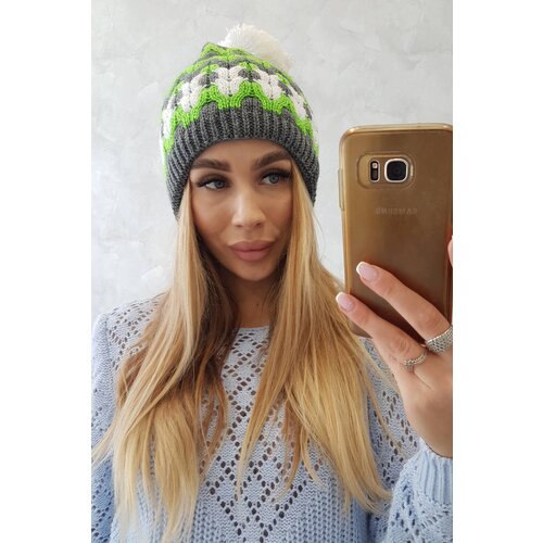 Kesi Women's cap Laila K283 graphite+green neon Cijene