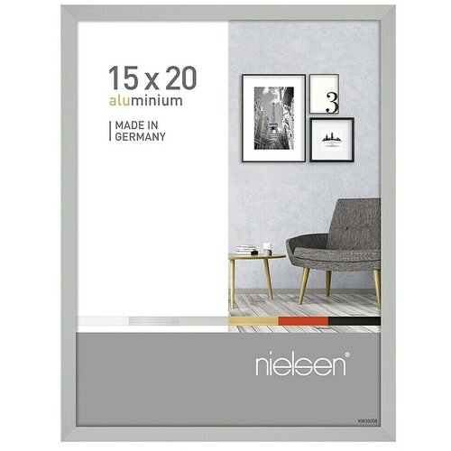 Nielsen Aluminijasti okvir Pixel (15 x 20 cm, Mat srebrna) Cene