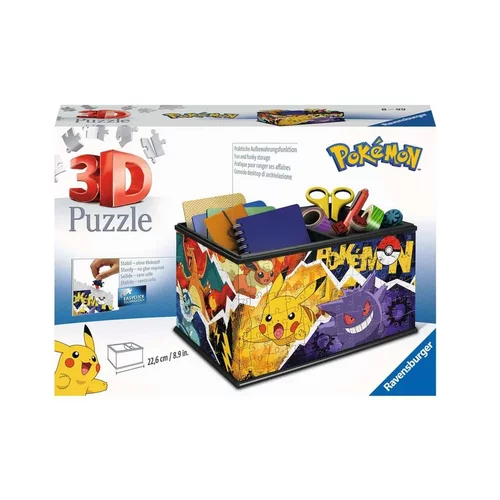 Puzzle - 3D - Pokémon Storage Box, 216 delov
