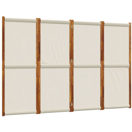 VidaXL Paravan 4-delni svetlo siv 280x180 cm, (21095621) Slike