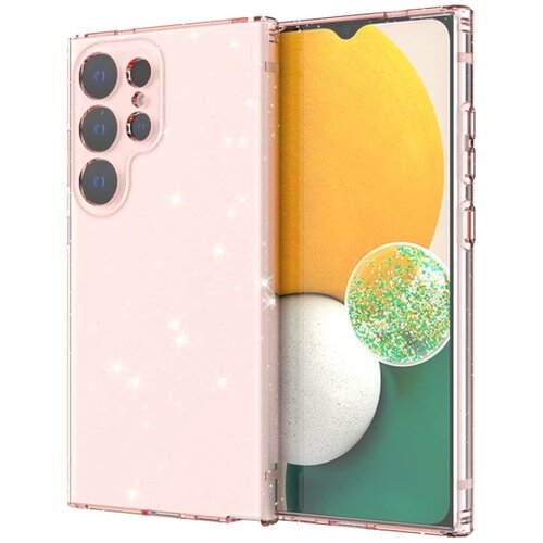 MASKA za Samsung Galaxy S24 Ultra Glitter Transparent Pink Cijene