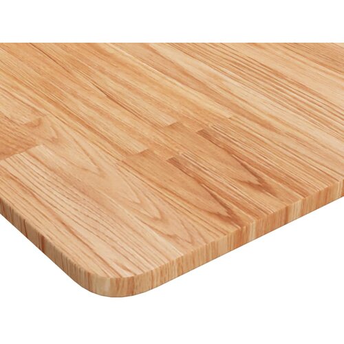  Četvrtasta stolna ploča svjetlosmeđa 60x60x1,5 cm od hrastovine Slike