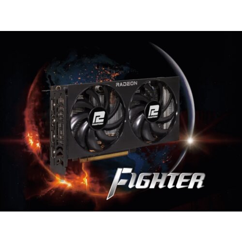 PowerColor RX 7600 8GB8GB GDDR6, 128-bit,3x DP, 1x HDMI Slike