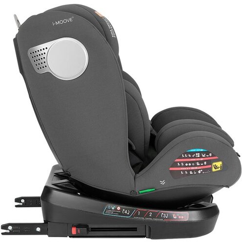Kikka Boo autosjedalica i-Moove 2 i-Size, Grupa 0+, 1, 2, 3 (0-36 kg) (40-150 cm) - Dark Grey Slike