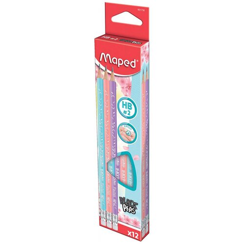 Maped Grafitni svinčnik Black&amp;amp;apos;peps, HB, 1 kos (8570791) Slike