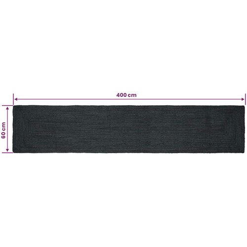  Tepisi za područja Pravokutni Tamnosiva 60 x 400 cm Juta Slike
