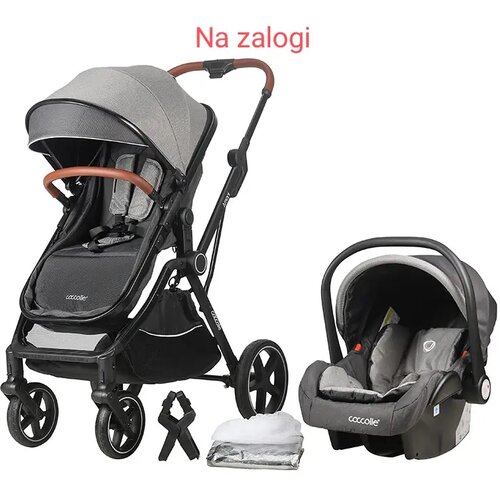Coccolle Otroški voziček 3v1 Amani Anthracite Cene