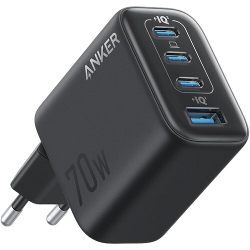 Anker Zolo polnilec 70W črn 4-vrata, 3x USB-C, 1x USB-A Cene